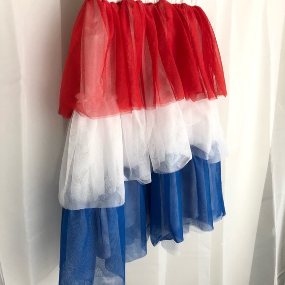 Girls' JoJo Siwa Americana Tutu Dress - Red/White/Blue XL 2022 - Picture 10 of 11